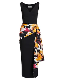 Airose Printed Sheath Dress
