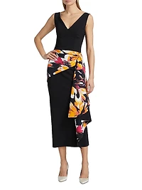 Airose Printed Sheath Dress