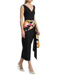 Airose Printed Sheath Dress