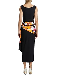 Airose Printed Sheath Dress