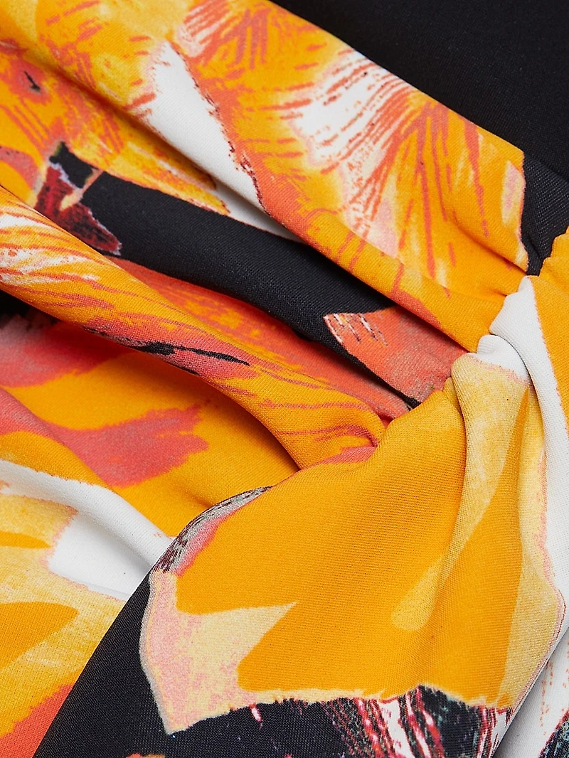 Airose Printed Sheath Dress