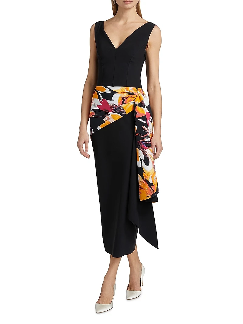 Airose Printed Sheath Dress