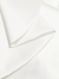 Ayat Ruffled Colorblocked Strapless Gown