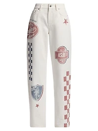 Low Rider Graphic Relaxed-Fit Jeans