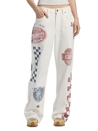 Low Rider Graphic Relaxed-Fit Jeans