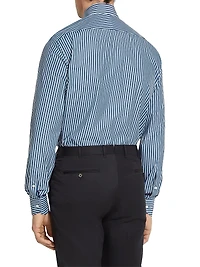 Macro-Striped Ultra-Soft Cotton Shirt