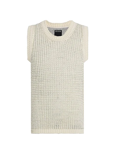 Cotton and Linen Vest