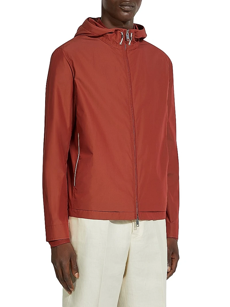 Nylon and Cotton Blouson Jacket