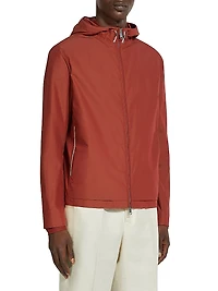 Nylon and Cotton Blouson Jacket