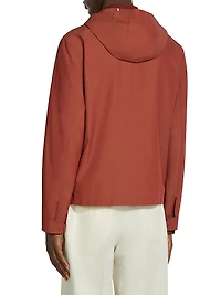 Nylon and Cotton Blouson Jacket