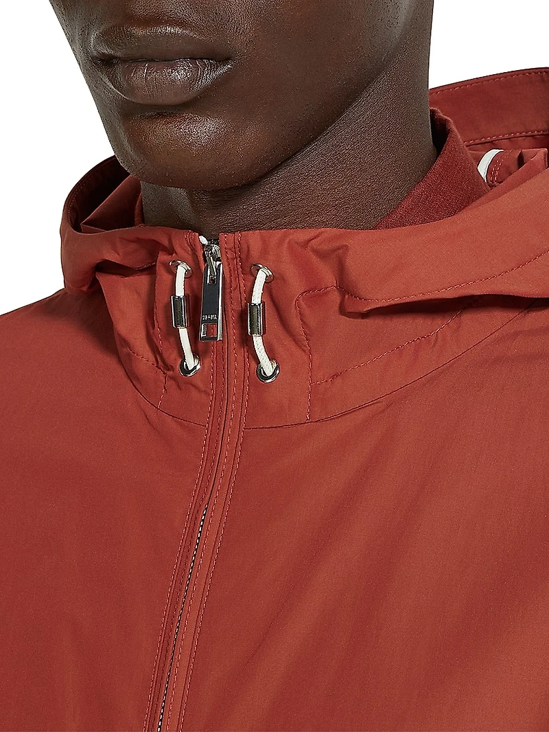 Nylon and Cotton Blouson Jacket