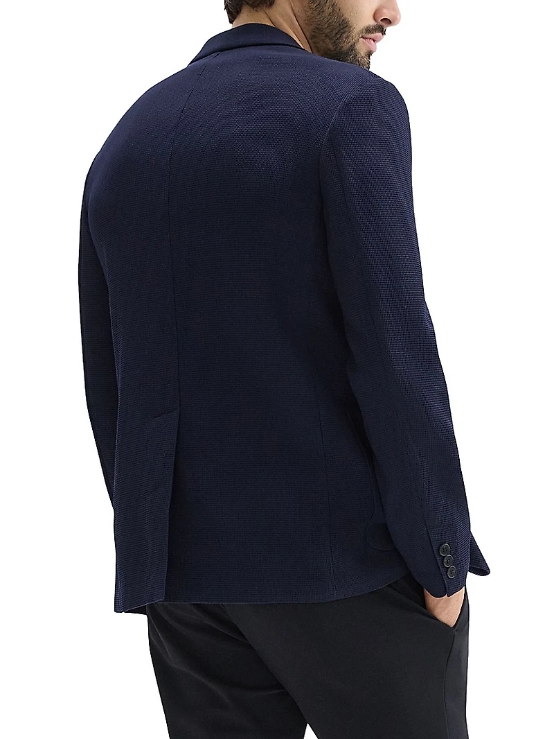 Clinton Wool-Blend Single-Breasted Blazer