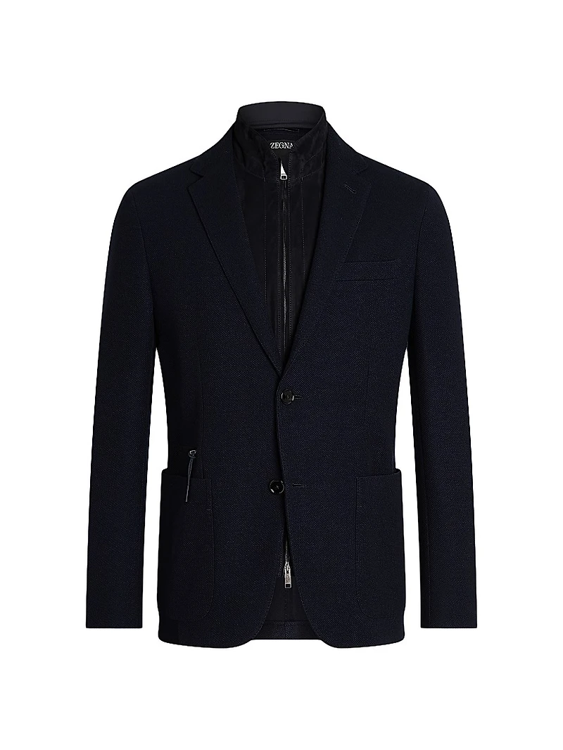 High Performance Jersey Wool and Cotton Jacket