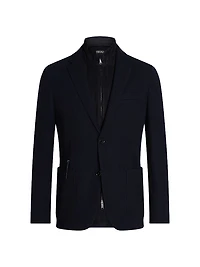High Performance Jersey Wool and Cotton Jacket