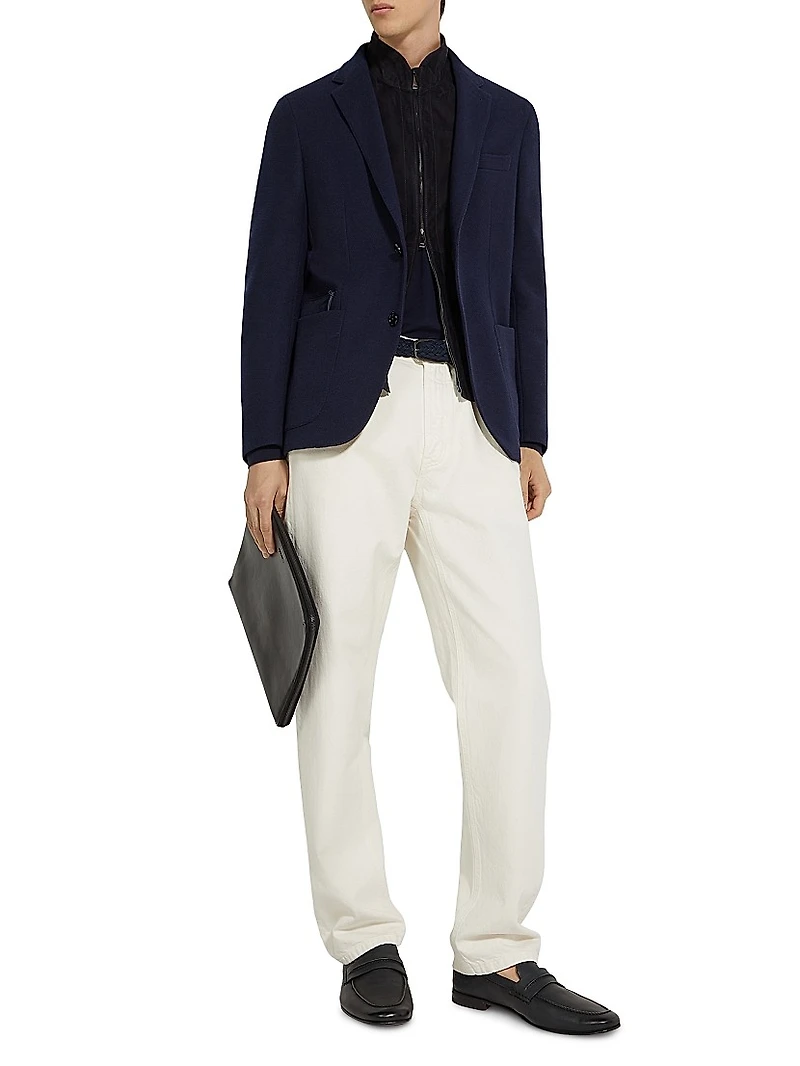 High Performance Jersey Wool and Cotton Jacket