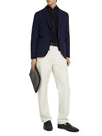 High Performance Jersey Wool and Cotton Jacket