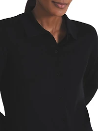 Tatum Collared Wool Cardigan