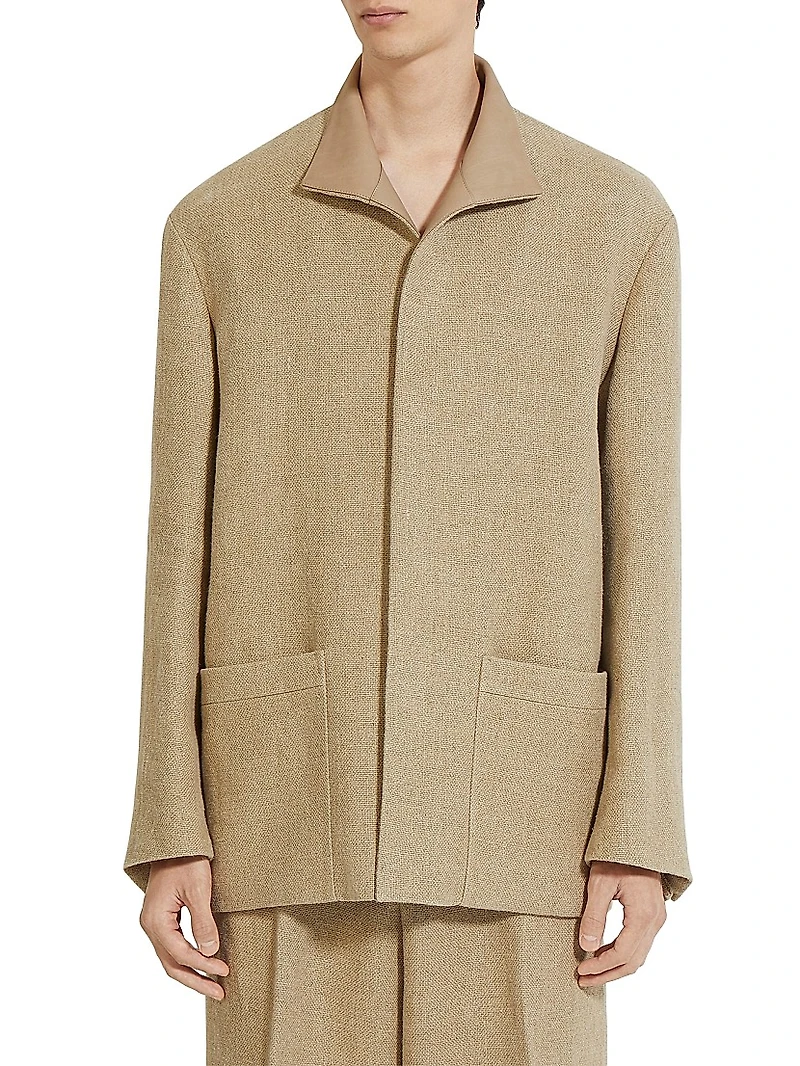 Linen Chore Jacket