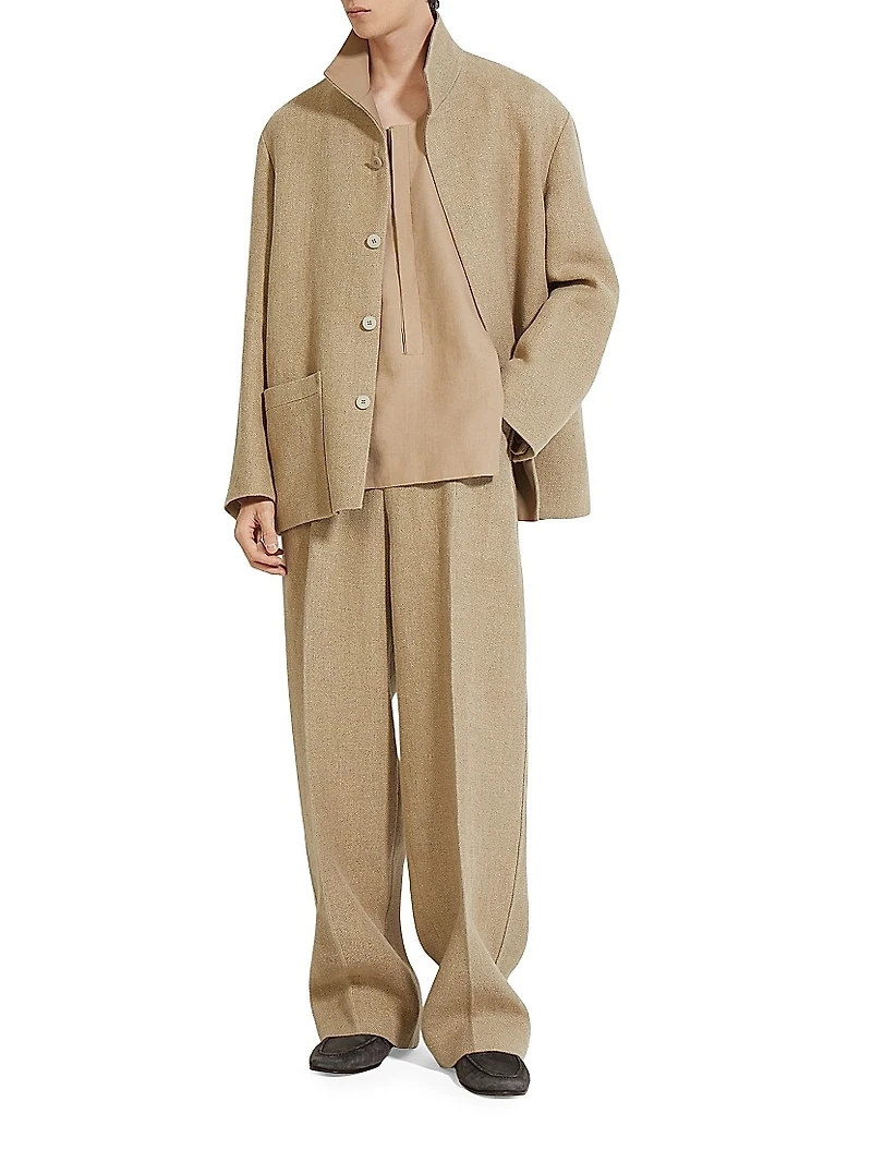 Linen Chore Jacket