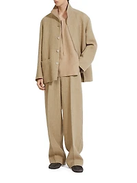 Linen Chore Jacket