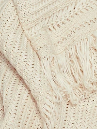 Azilis Cotton Fringe-Trim Sweater