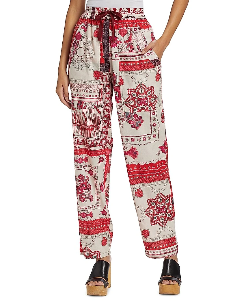 Fedora Bandana Voile Pants