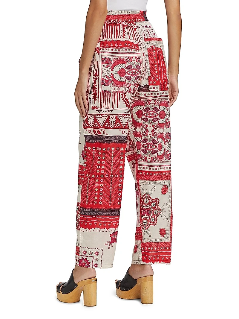 Fedora Bandana Voile Pants