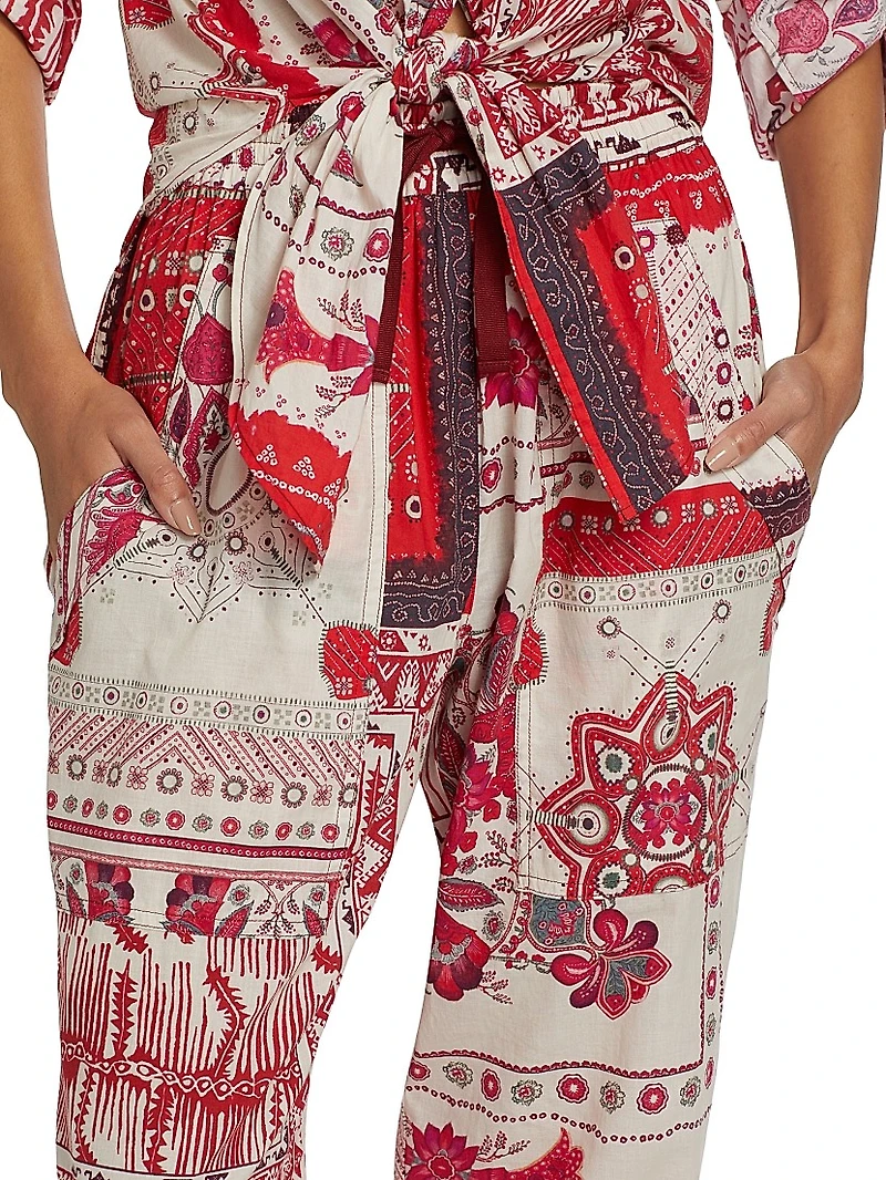 Fedora Bandana Voile Pants