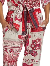 Fedora Bandana Voile Pants