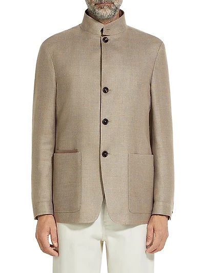 Cashmere Silk and Linen II Conte Jacket