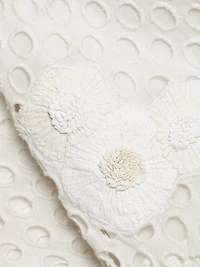 Adley Eyelet Mesh Tank Maxi Dress