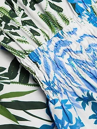 Ava Printed V-Neck Dress