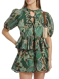 Estella Floral Peplum Top