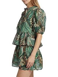 Estella Floral Peplum Top