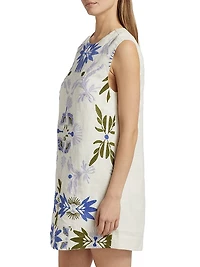 Yvette Embroidered Floral Shift Dress