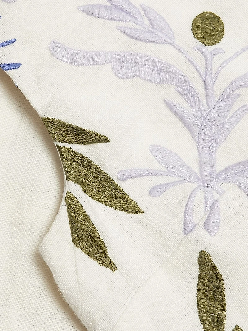 Yvette Embroidered Floral Shift Dress