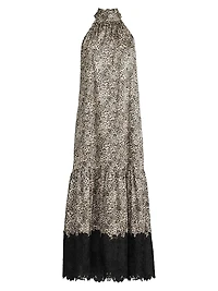Meg Leopard-Print Twill Maxi Dress