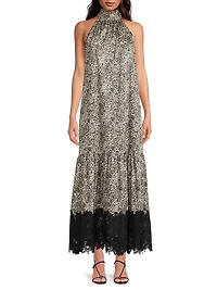 Meg Leopard-Print Twill Maxi Dress