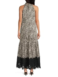 Meg Leopard-Print Twill Maxi Dress