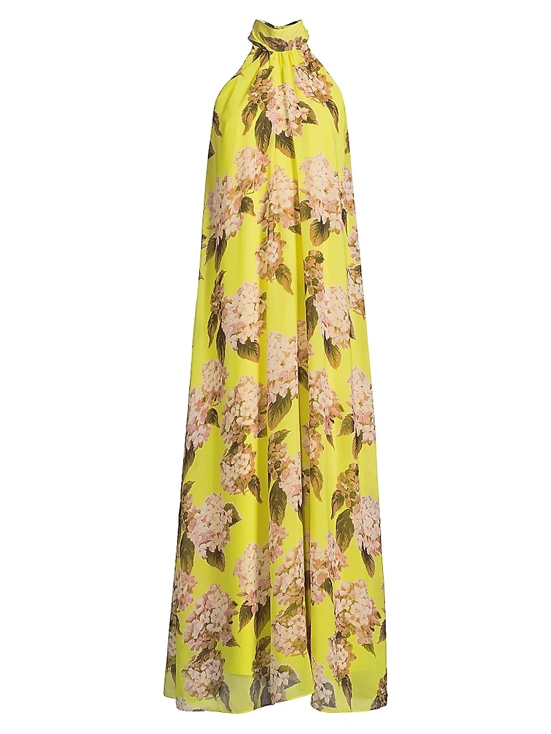Samie Floral Halter Maxi Dress