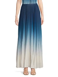 Lila Ombré Maxi Skirt