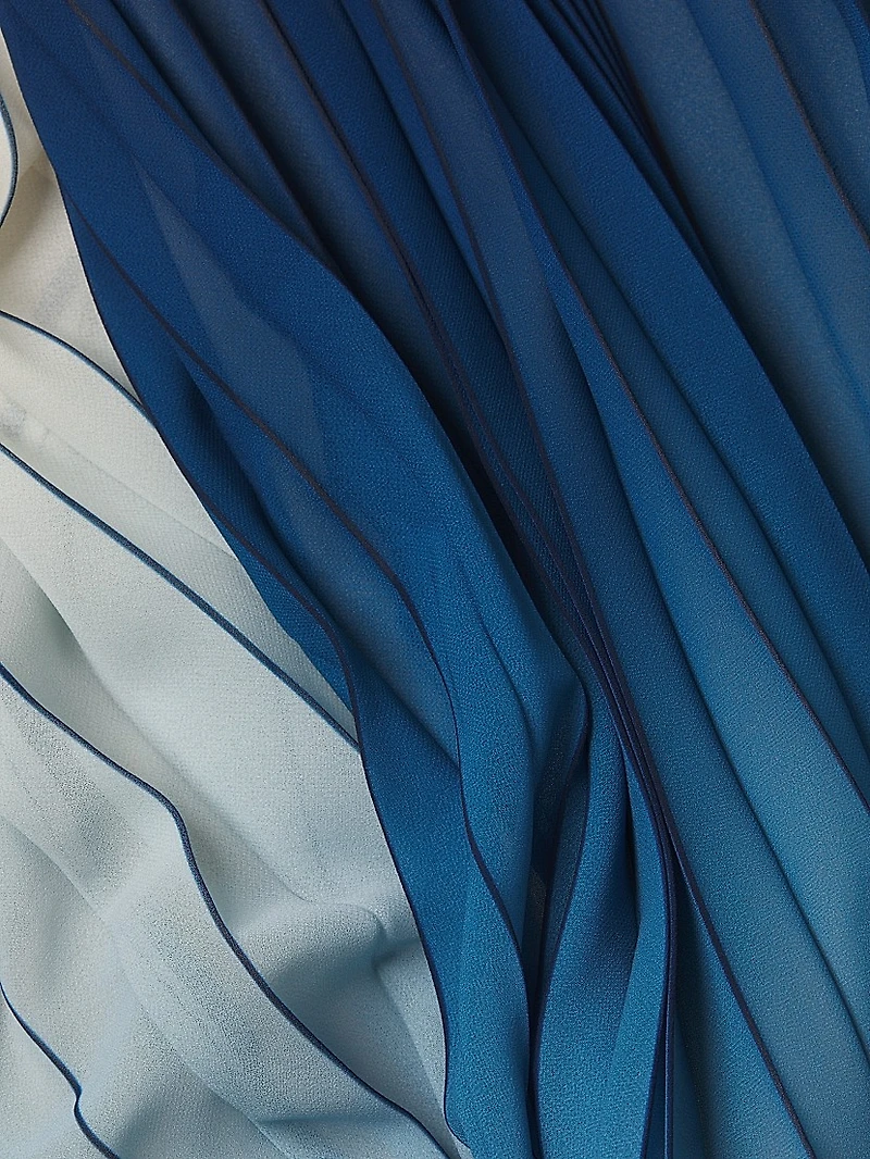 Lila Ombré Maxi Skirt