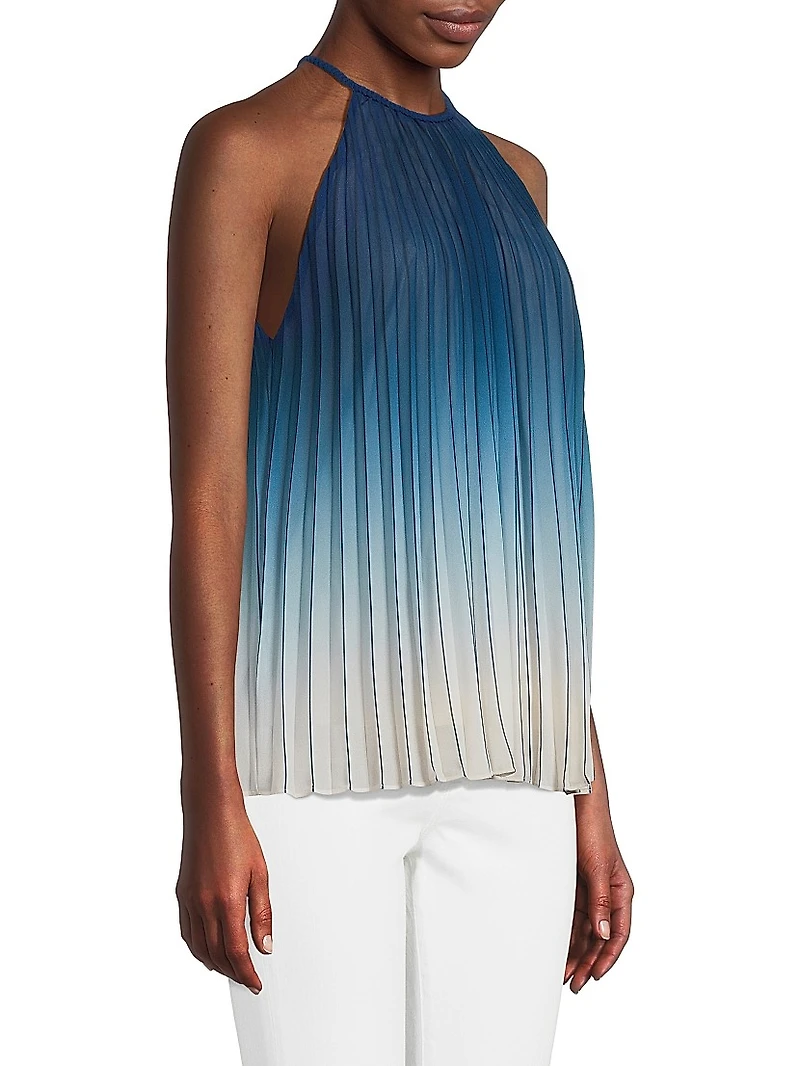 Raegan Ombré Halterneck Blouse
