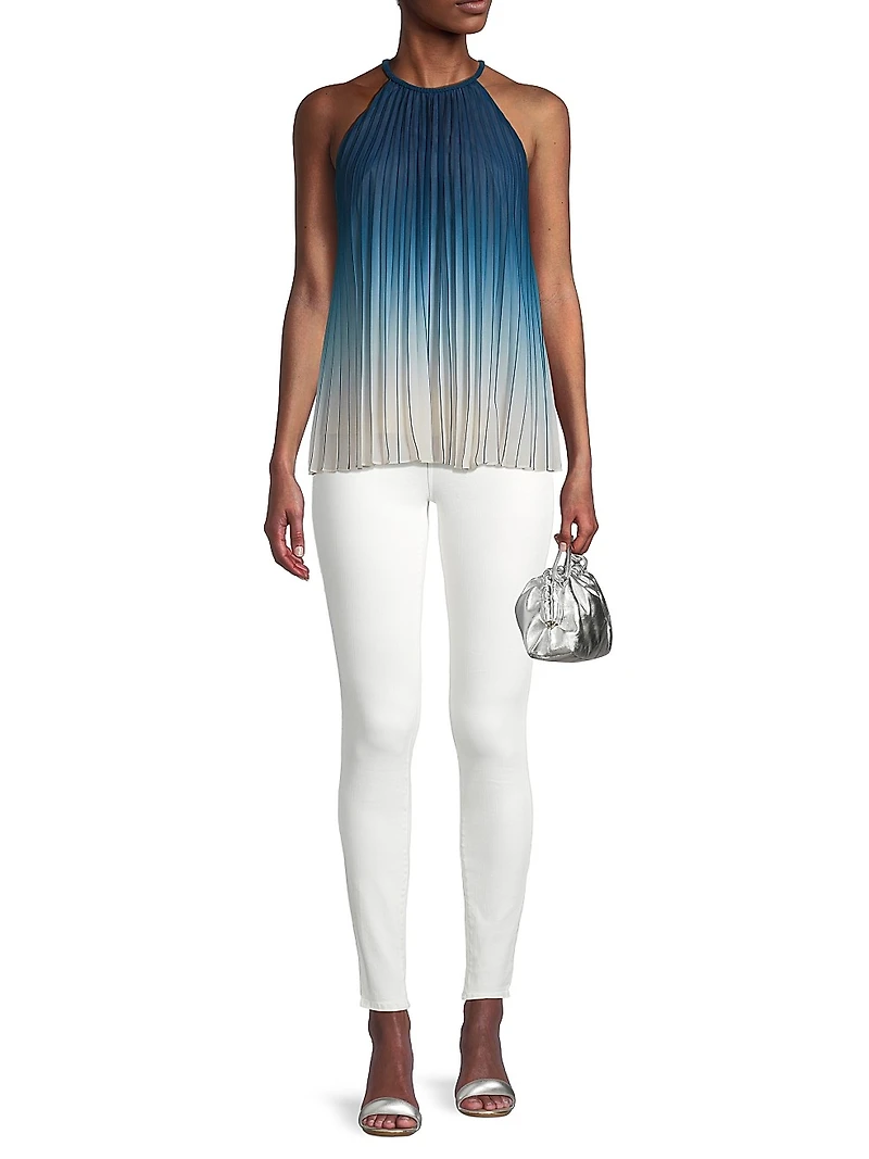 Raegan Ombré Halterneck Blouse
