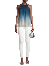 Raegan Ombré Halterneck Blouse
