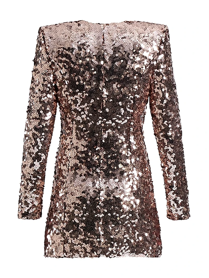 Aelita Sequined Blazer Minidress