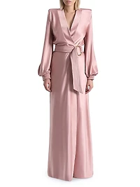 Cala Conta Satin Robe Gown
