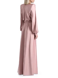 Cala Conta Satin Robe Gown