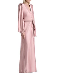 Cala Conta Satin Robe Gown