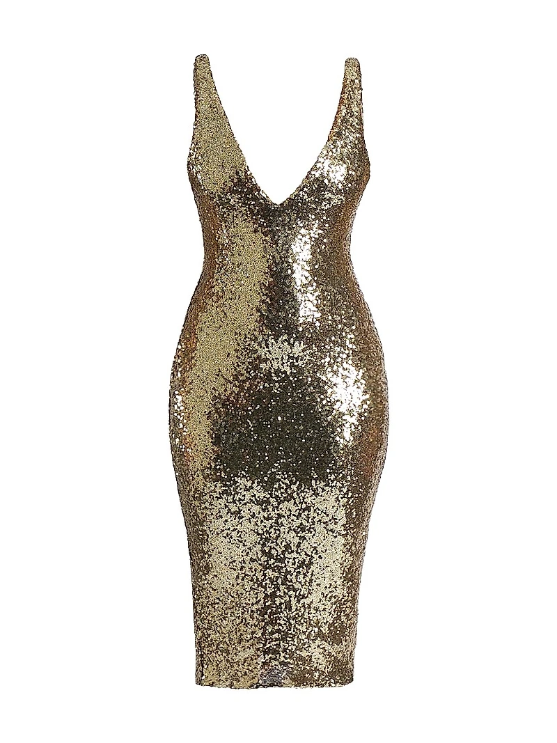 Nanedi Layered Midi-Dress